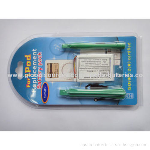 Mobile Phone Battery for iPod 4G, with 800mAh Capacity